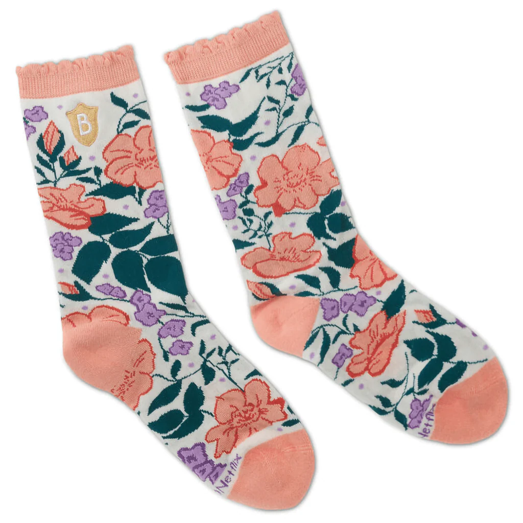 Hallmark : Bridgerton Colorful Floral Socks