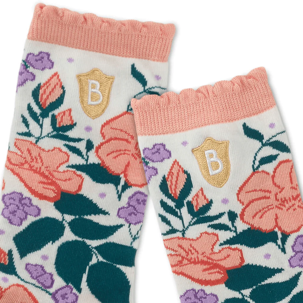 Hallmark : Bridgerton Colorful Floral Socks - Image 3
