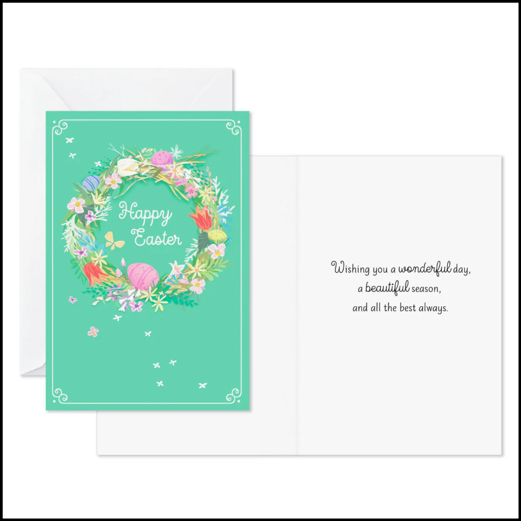 Hallmark : Bunny and Flowers Easter Cards Assortment - Image 3