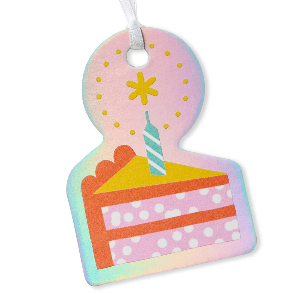 Hallmark : Cake and Candle Die-Cut Gift Tag - Image 3
