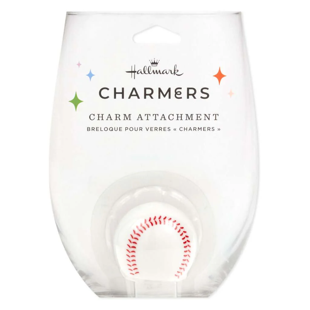 Hallmark : Charmers Baseball Silicone Charm