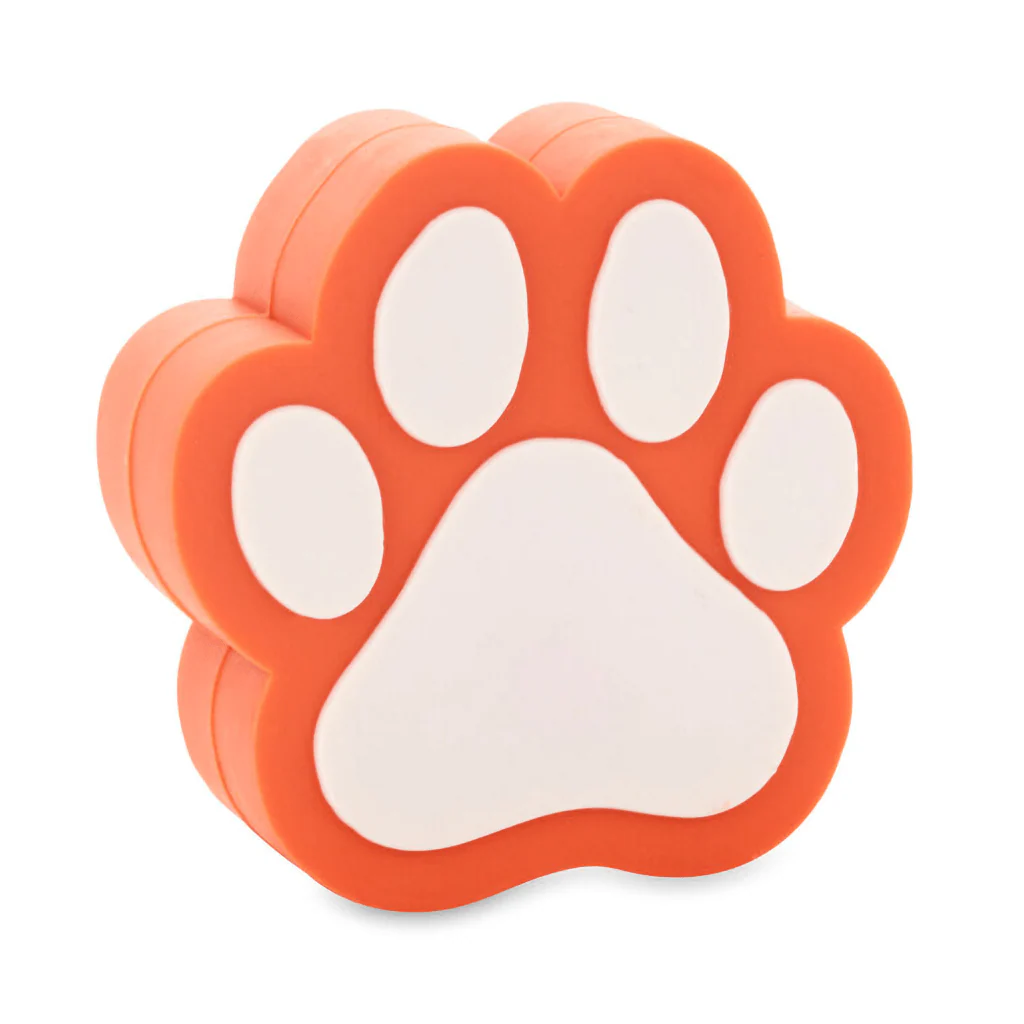 Hallmark : Charmers Paw Print Silicone Charm, 1.8" H
