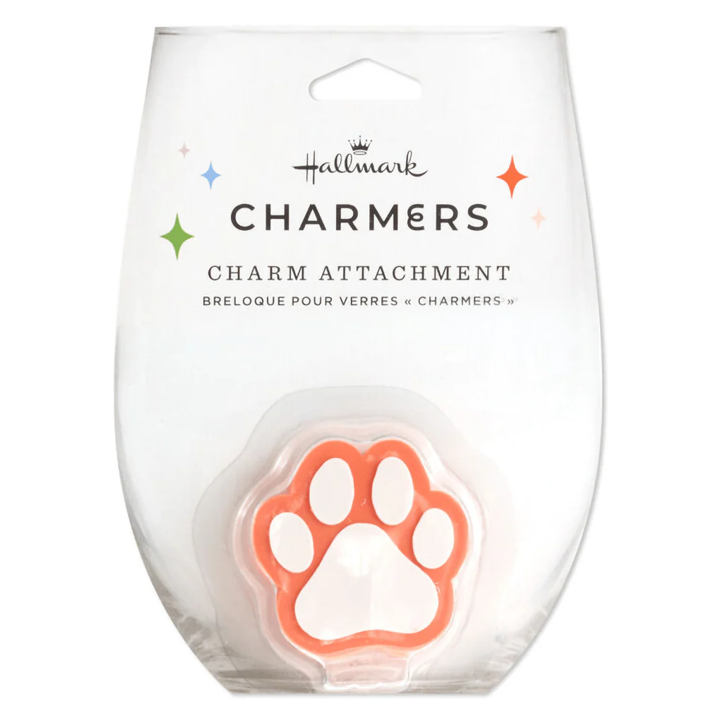 Hallmark : Charmers Paw Print Silicone Charm, 1.8" H - Image 4