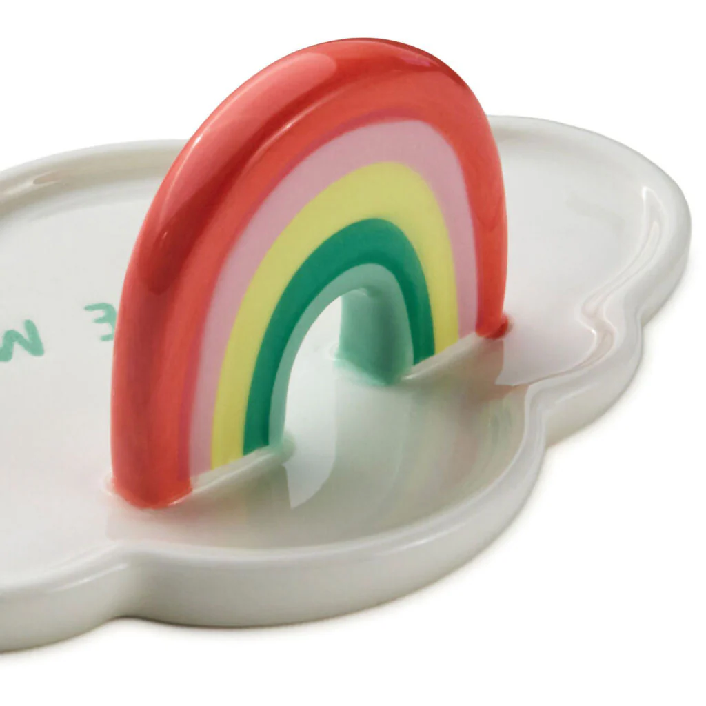 Hallmark : Cloud-Shaped Figurine With Sculpted Rainbow - Image 3
