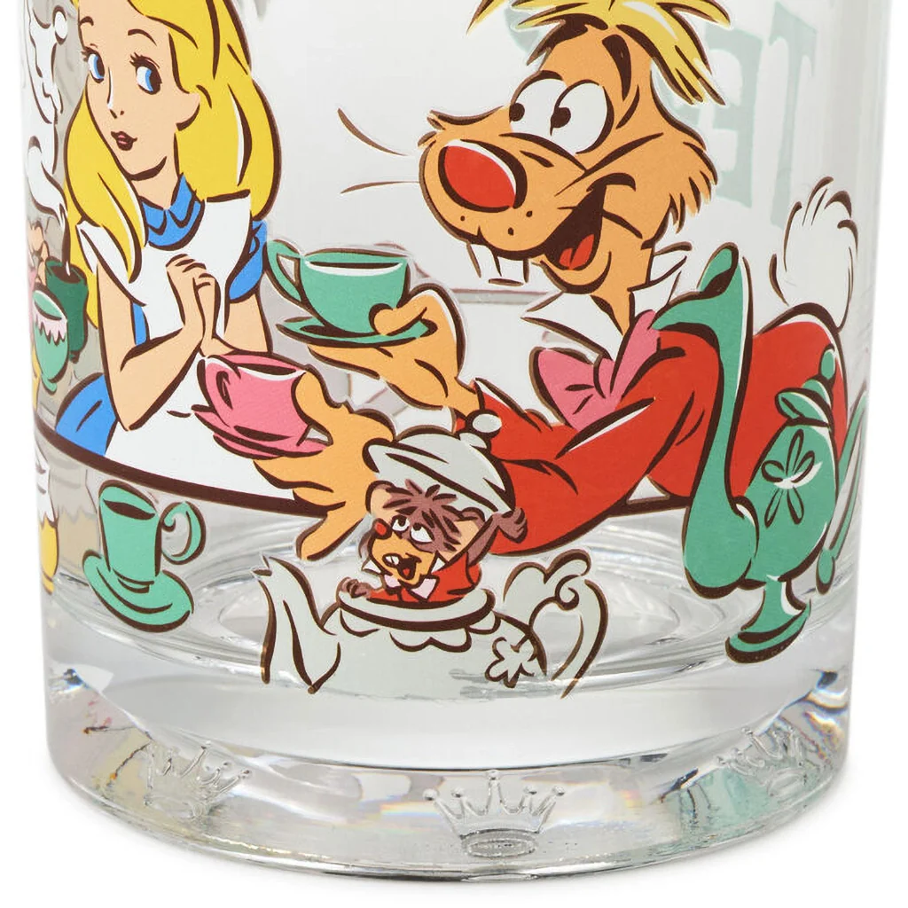 Hallmark : Disney Alice in Wonderland Collectible Drinking Glass, 13.5 oz. - Image 3