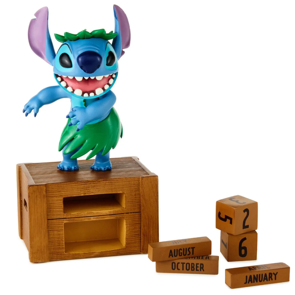 Hallmark : Disney Hula Bobble Stitch Perpetual Calendar - Image 3