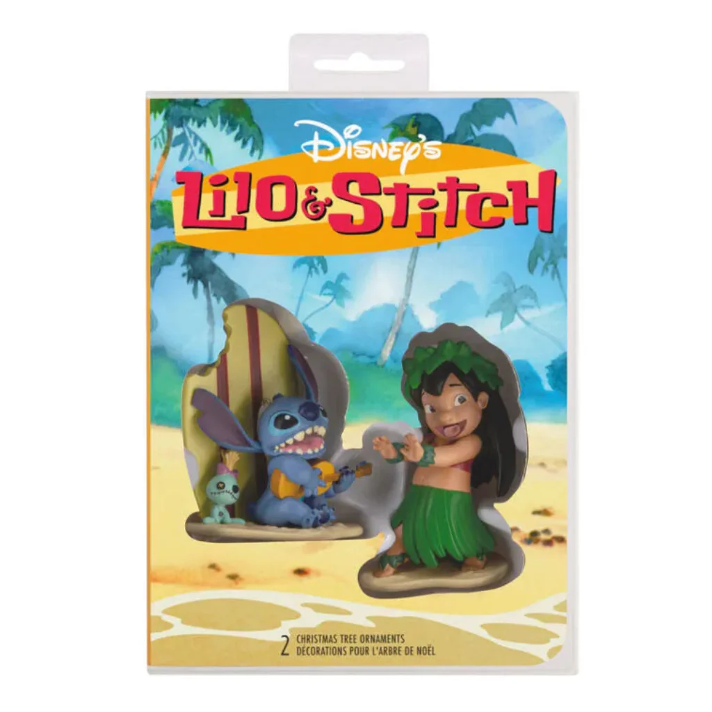 Hallmark : Disney Lilo & Stitch Hallmark Ornaments, Set of 2 - Image 4