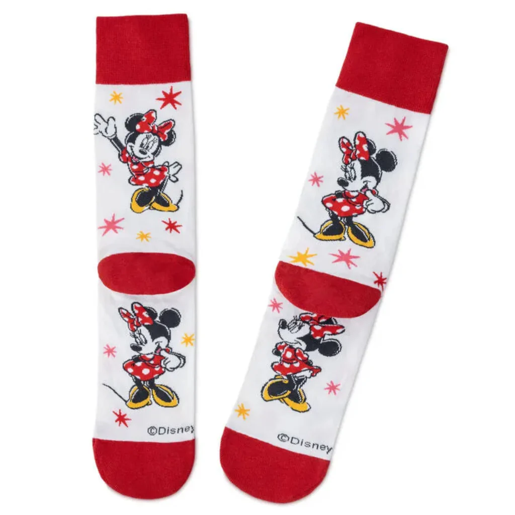 Hallmark : Disney Minnie Mouse Novelty Crew Socks - Image 3