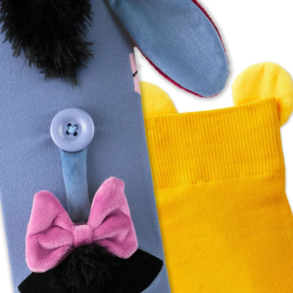 Hallmark : Disney Winnie the Pooh and Eeyore Novelty Crew Socks, 1 pair - Image 4