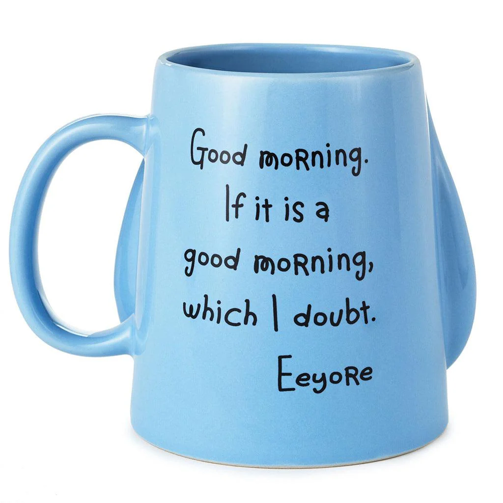 Hallmark : Disney Winnie the Pooh Eeyore Sculpted Mug, 19 oz. - Image 2