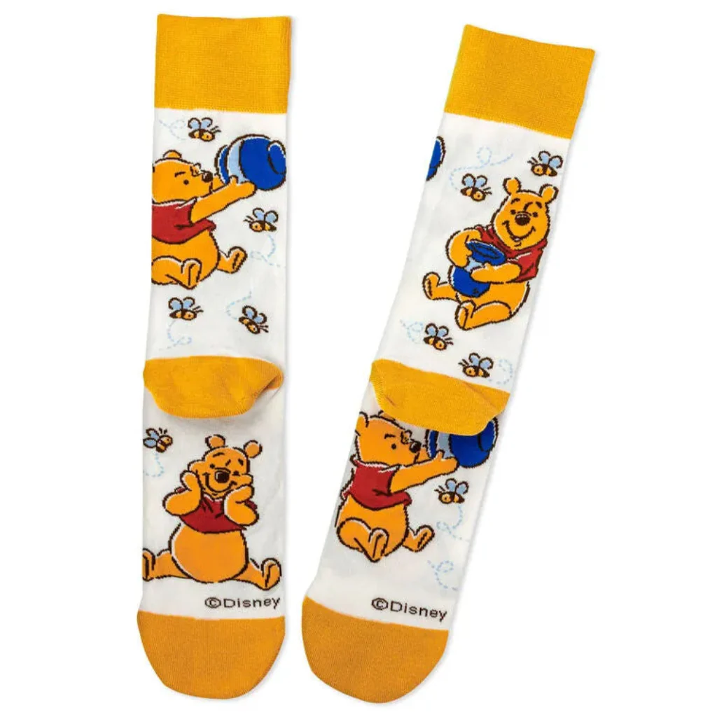 Hallmark : Disney Winnie the Pooh Novelty Crew Socks - Image 2