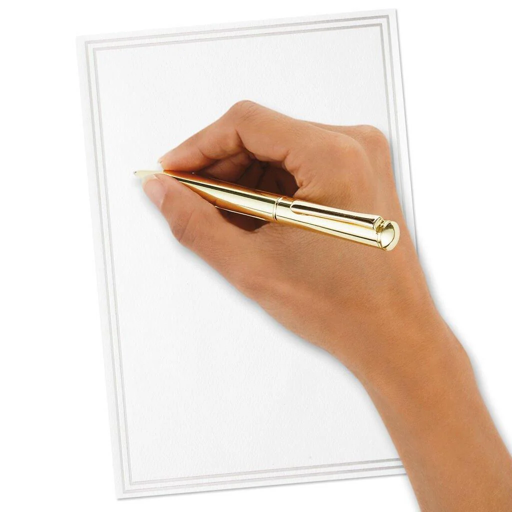 Hallmark : Double Silver Border Stationery Set, Box of 20 - Image 4