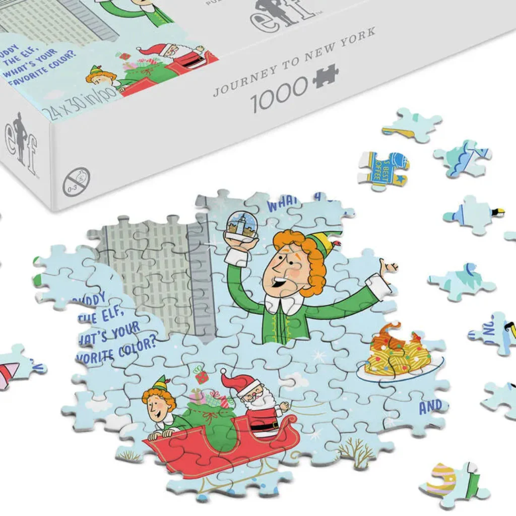 Hallmark : Elf Journey to New York 1000-Piece Jigsaw Puzzle - Image 2