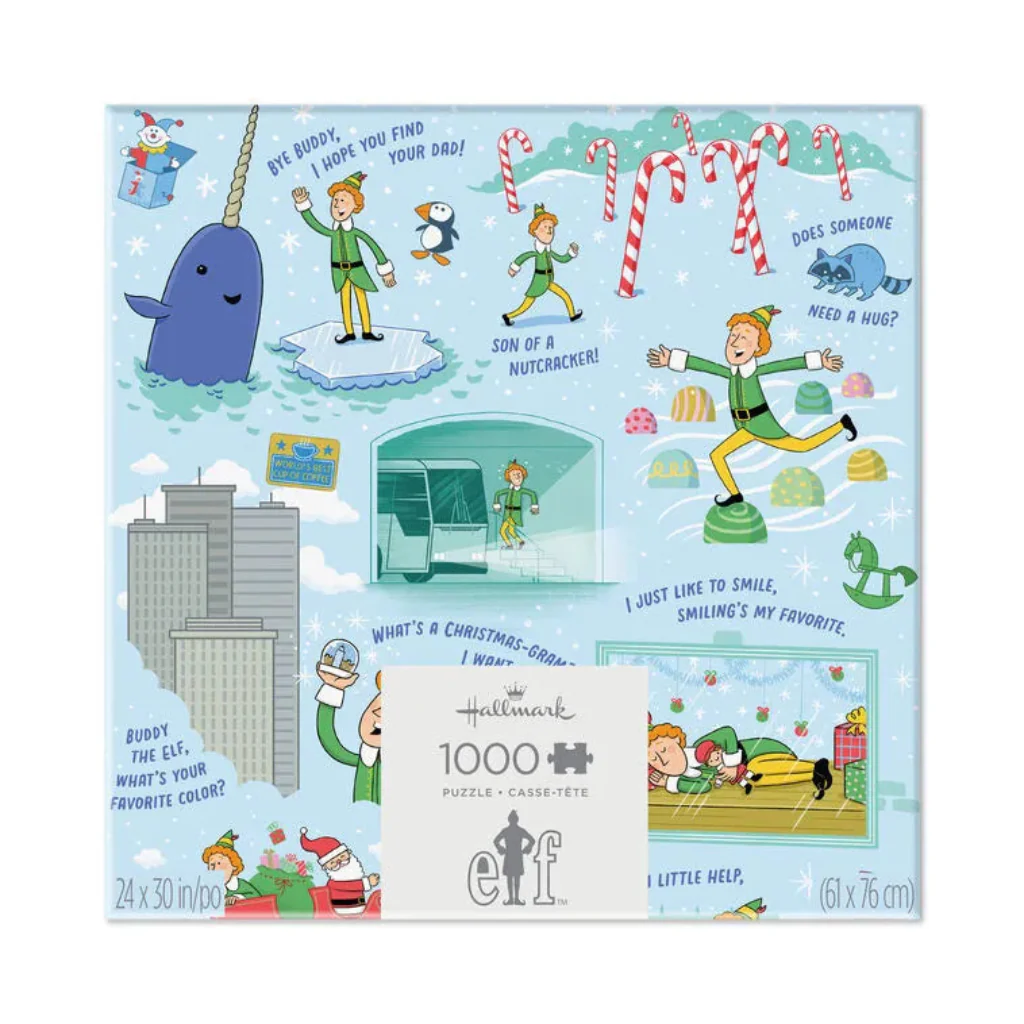 Hallmark : Elf Journey to New York 1000-Piece Jigsaw Puzzle - Image 4