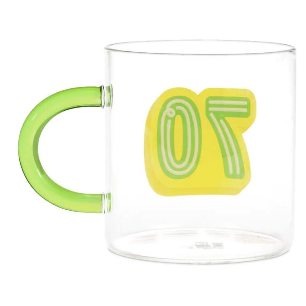 Hallmark : Glass 70th Birthday Mug, 17.5 oz. - Image 2