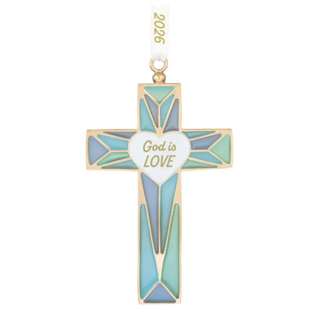 Hallmark : 2026 Keepsake  God is Love Metal Ornament (128) - Image 2