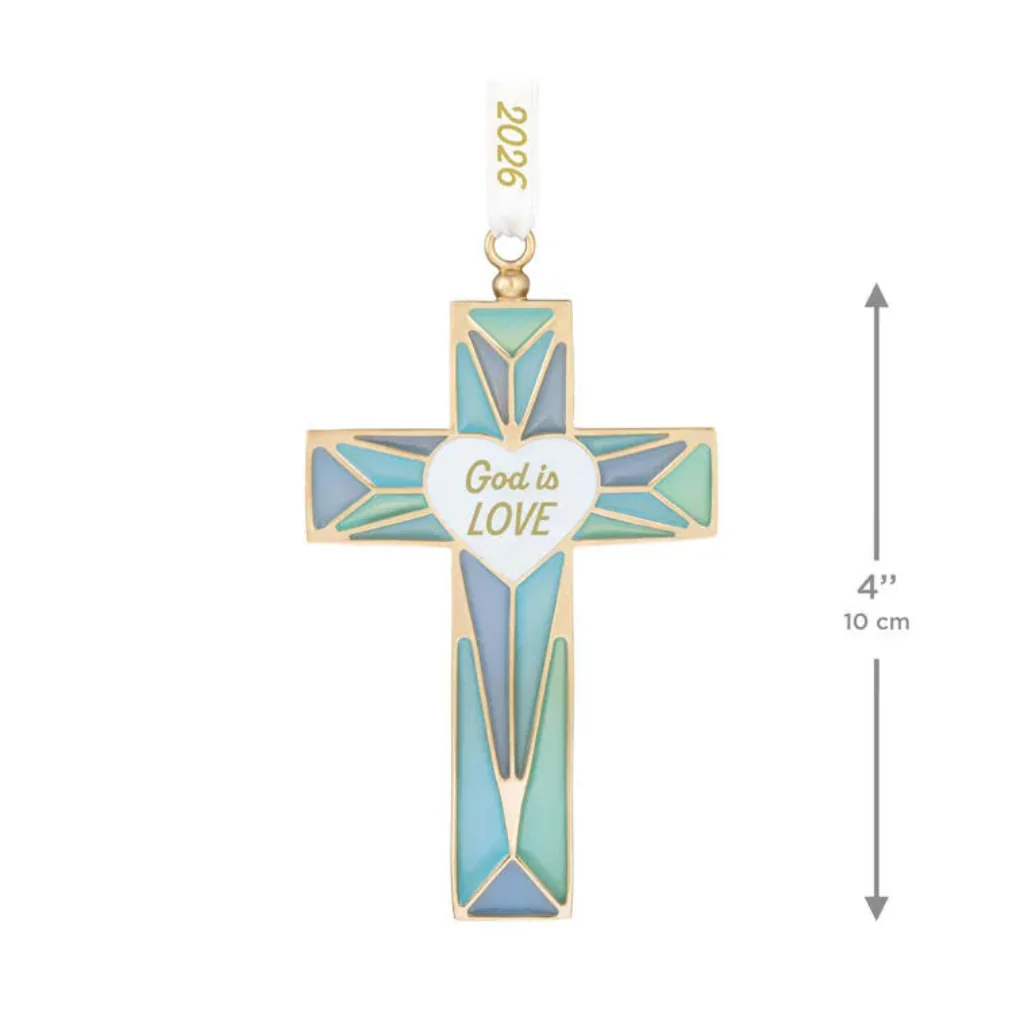 Hallmark : 2026 Keepsake  God is Love Metal Ornament (128) - Image 3
