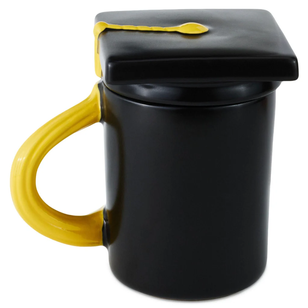 Hallmark : Hats Off Grad Sculpted Mug With Grad Cap Lid, 15 oz. - Image 2