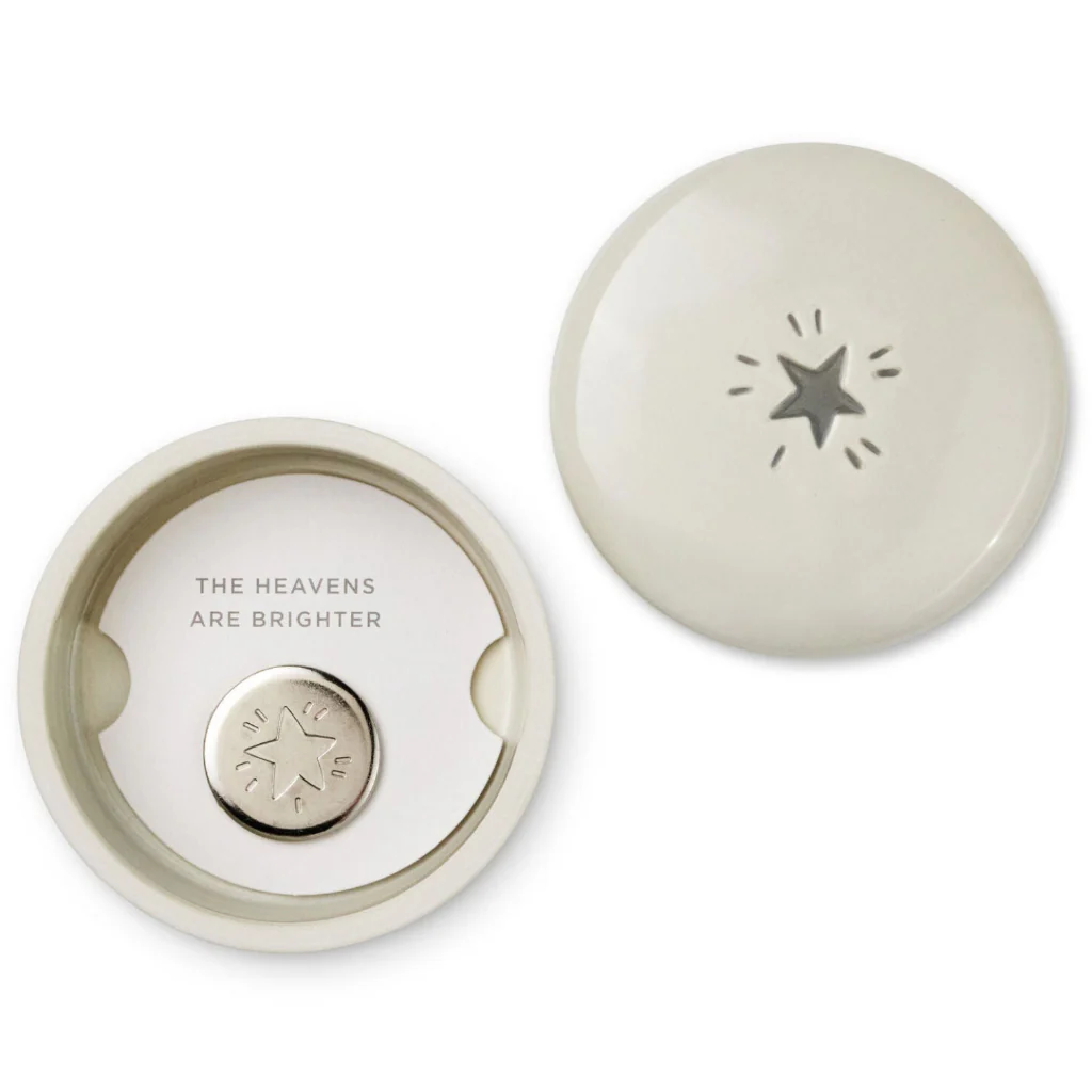 Hallmark : Heavenly Star Lidded Trinket Dish With Token - Image 3