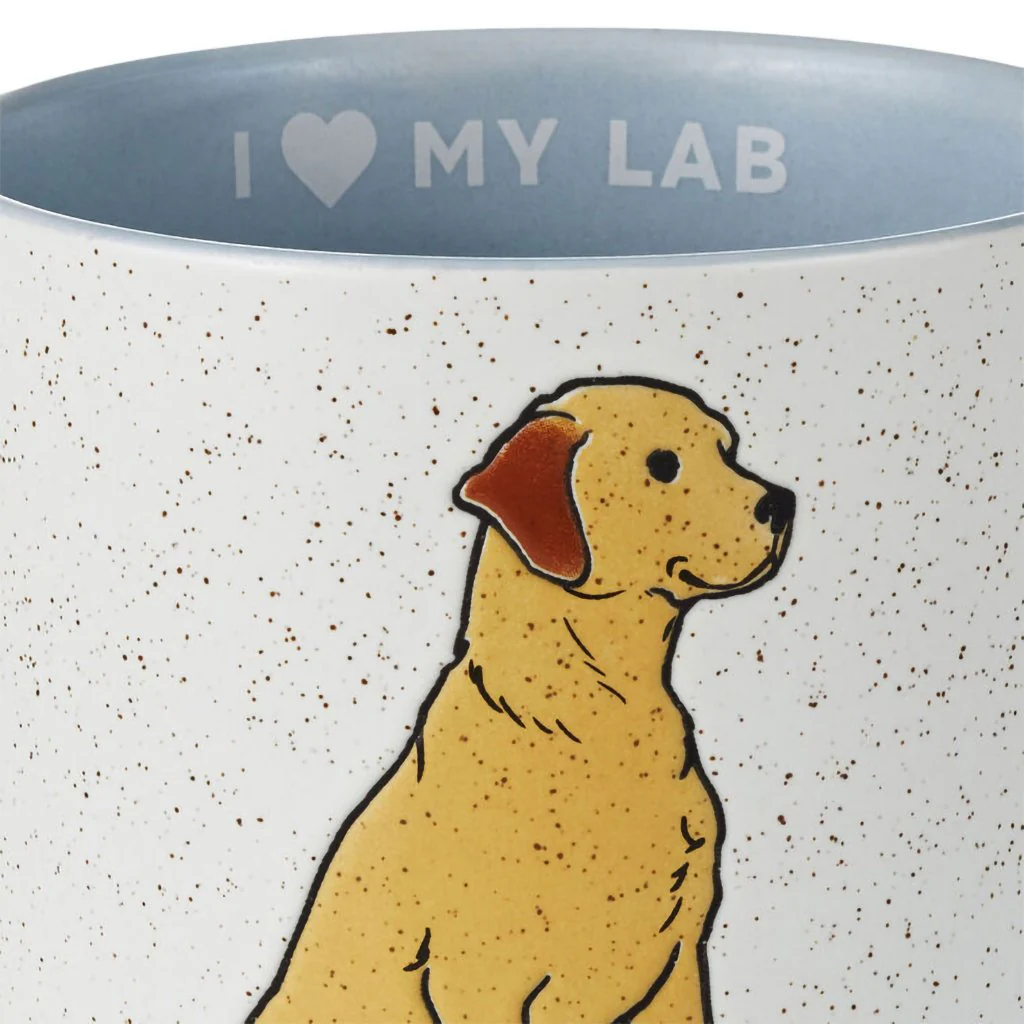 Hallmark : I Heart My Lab Mug, 16 oz. - Image 4