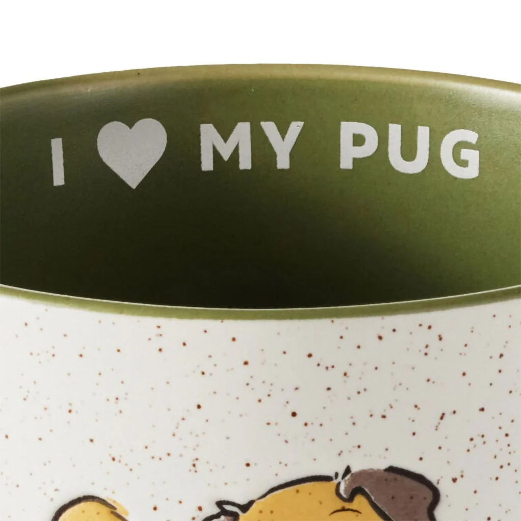 Hallmark : I Heart My Pug Mug, 16 oz. - Image 3
