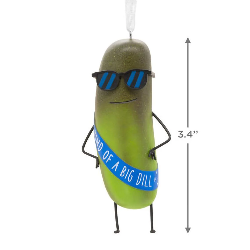Hallmark : Kind of a Big Dill Pickle Hallmark Ornament - Image 3