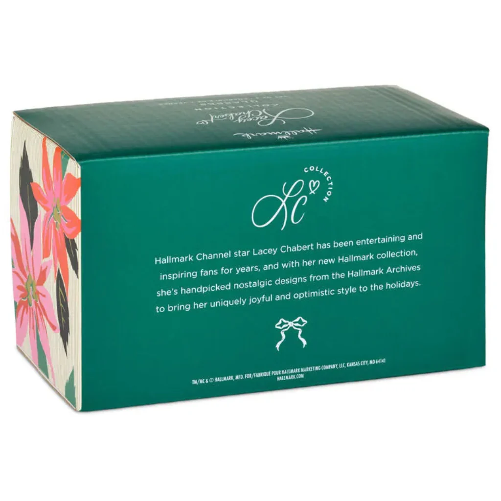 Hallmark : Lacey Chabert Collection Holiday Bow Drinking Glasses, Set of 2 - Image 3