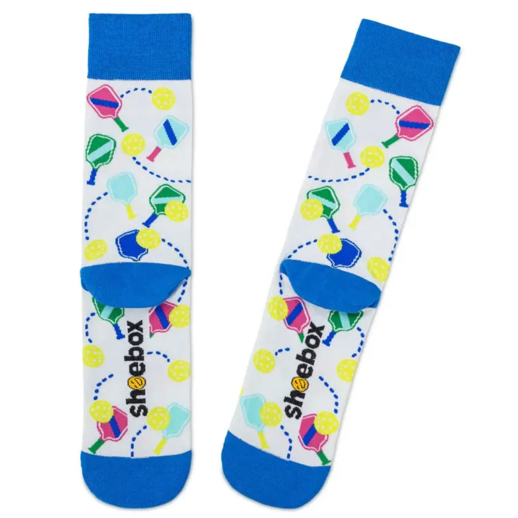Hallmark : Let's Get Smashed Pickleball Novelty Crew Socks - Image 2