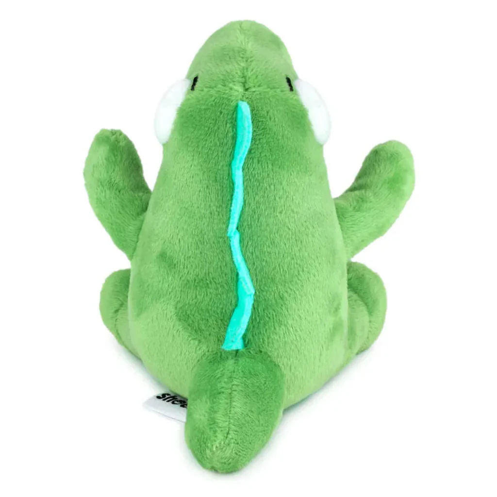 Hallmark : Little Green Dinosaur Plush Gift Card Holder, 4" - Image 3