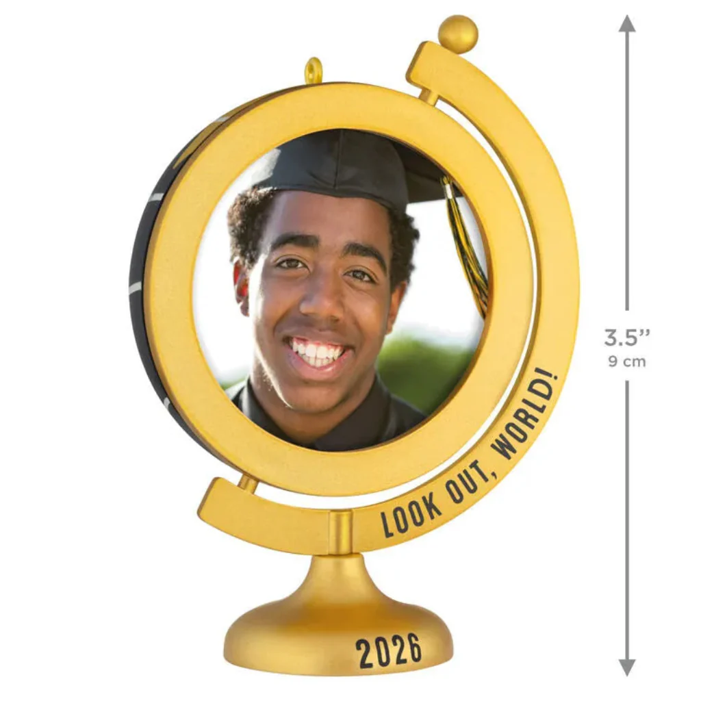 Hallmark : 2026 Keepsake Look Out, World! Photo Frame Ornament (189) - Image 3
