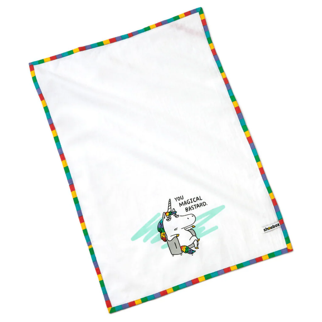 Hallmark : Magical Bastard Funny Tea Towel, 18x26 - Image 2
