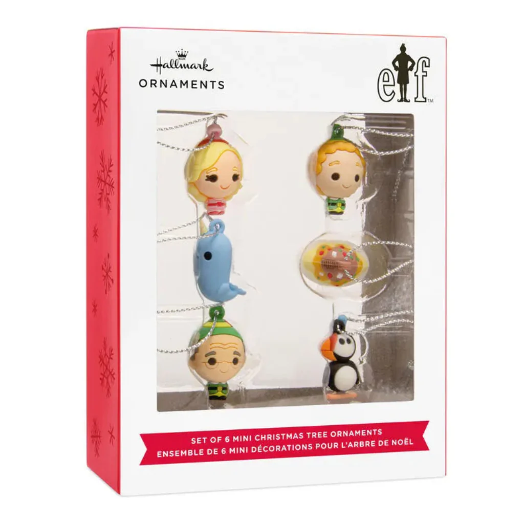 Hallmark : Mini Elf Ornaments, Set of 6 - Image 5