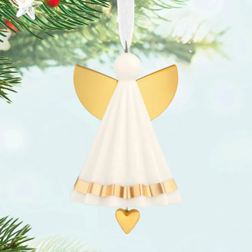 Hallmark : 2026 Keepsake Mini Petite Angel Porcelain Ornament, 1.25" (363)