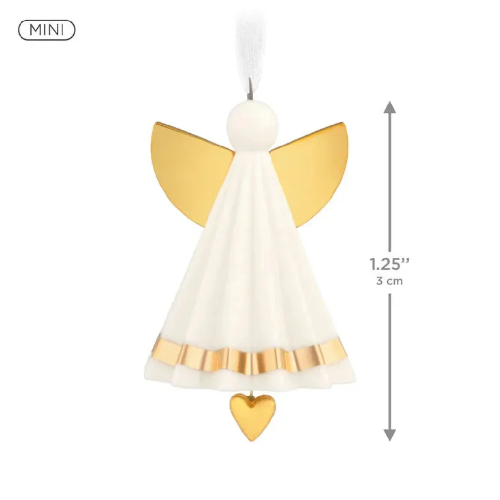 Hallmark : 2026 Keepsake Mini Petite Angel Porcelain Ornament, 1.25" (363) - Image 3