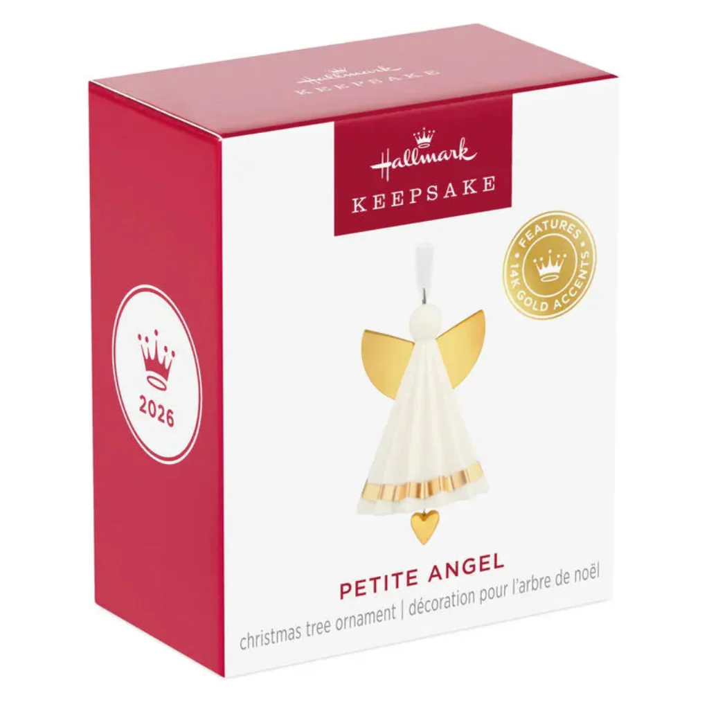Hallmark : 2026 Keepsake Mini Petite Angel Porcelain Ornament, 1.25" (363) - Image 4