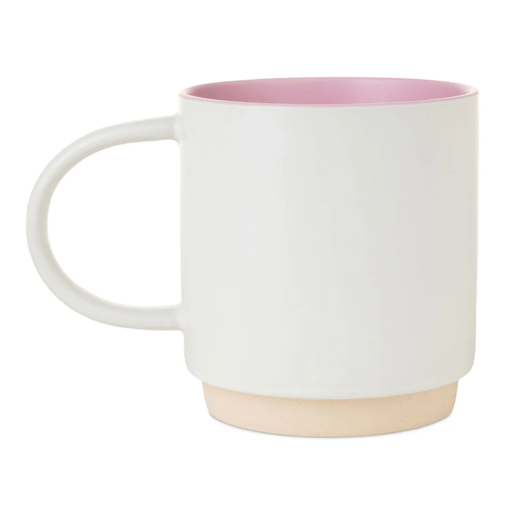 Hallmark : Mom Sweet Mom Cross-Stitch Mug, 16 oz. - Image 2