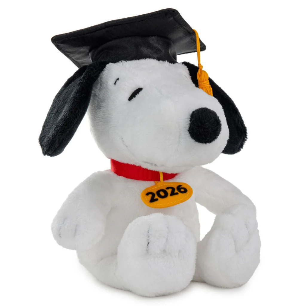 Hallmark : Peanuts® 2026 Snoopy in Grad Cap Plush, 7.5"