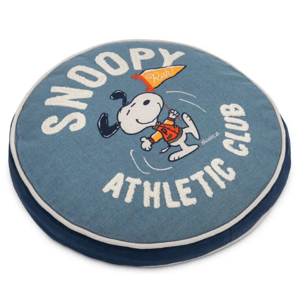 Hallmark : Peanuts® Snoopy Athletic Club Round Pillow, 15.5" - Image 2