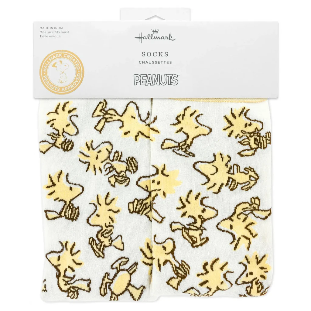 Hallmark : Peanuts® Woodstock Collage Novelty Crew Socks