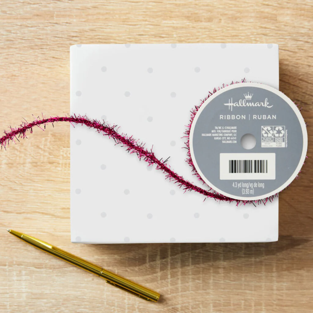 Hallmark : Pink Sparkle Ribbon, 12.9' - Image 3