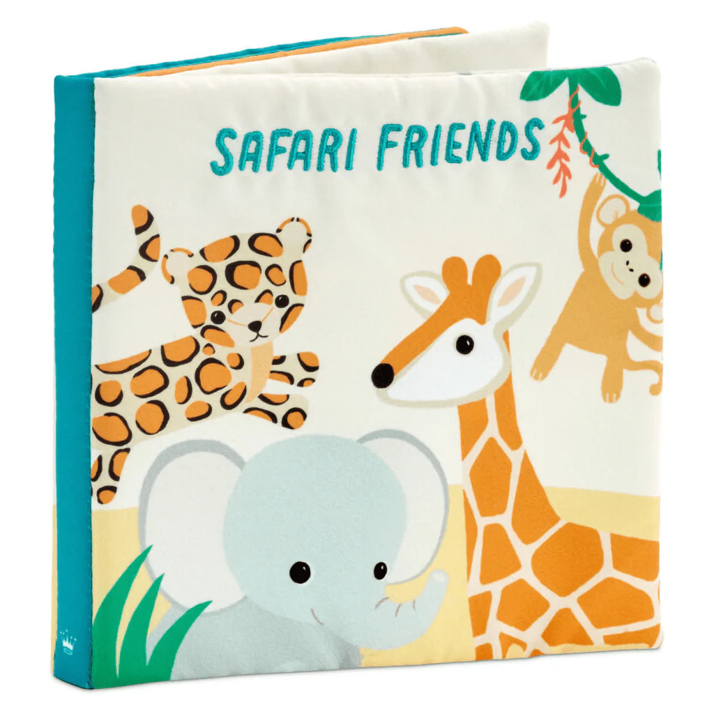 Hallmark : Safari Friends Touch-and-Feel Fabric Book for Kids