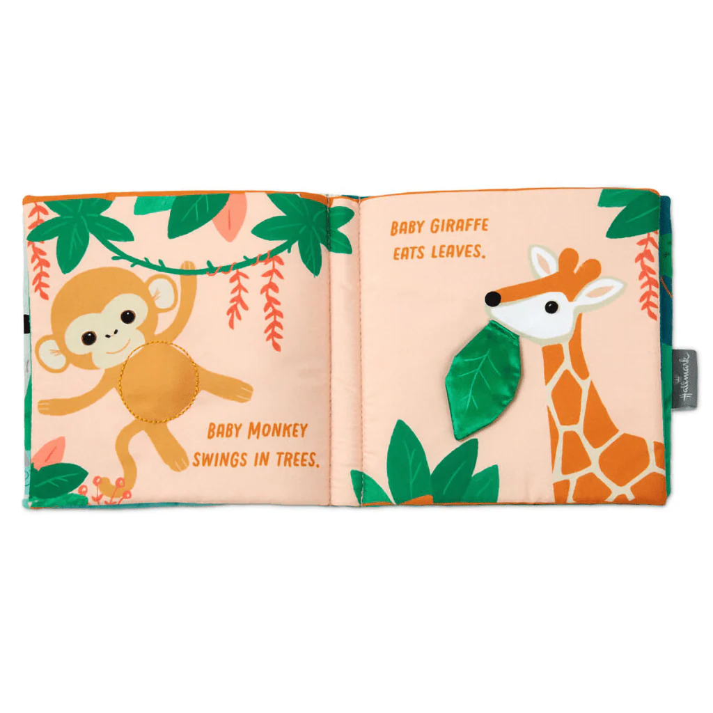 Hallmark : Safari Friends Touch-and-Feel Fabric Book for Kids - Image 3