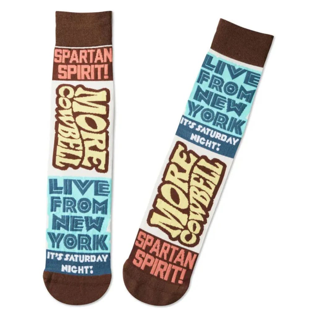 Hallmark : Saturday Night Live Best of SNL Novelty Crew Socks