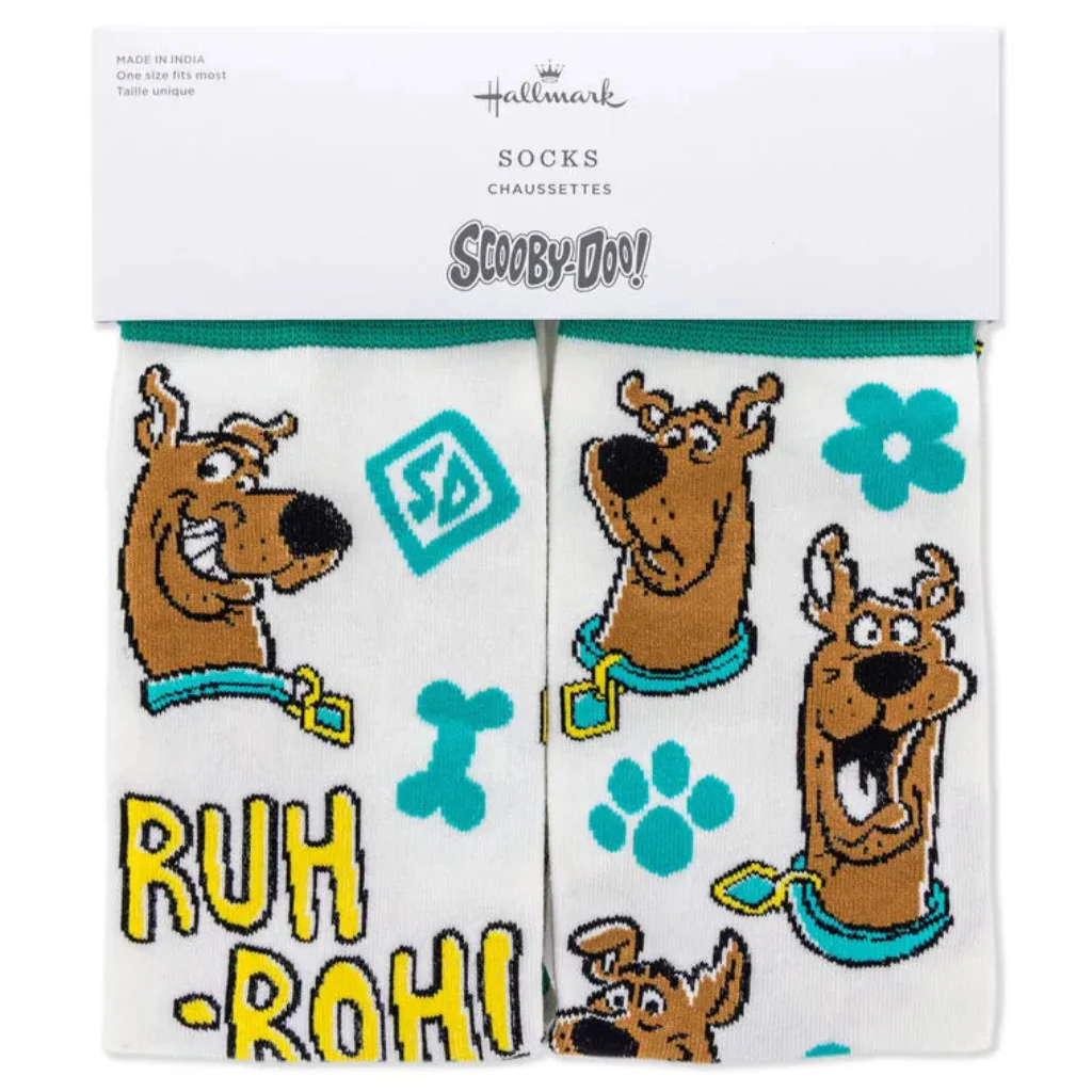 Hallmark : Scooby-Doo™ Faces Funny Novelty Crew Socks