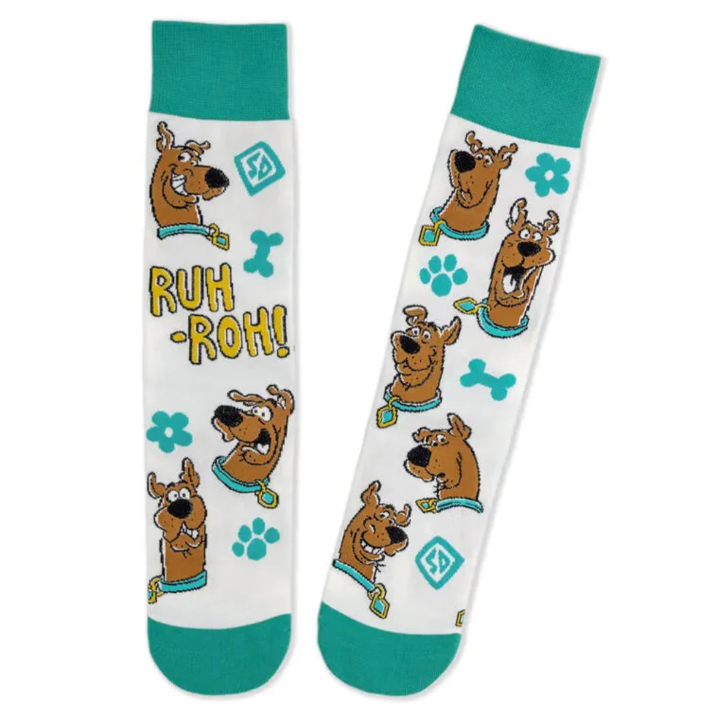 Hallmark : Scooby-Doo™ Faces Funny Novelty Crew Socks - Image 3