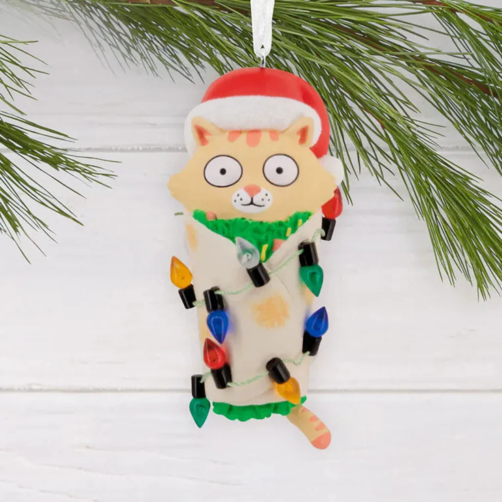 Hallmark : Shoebox -Cat Purrito Hallmark Ornament