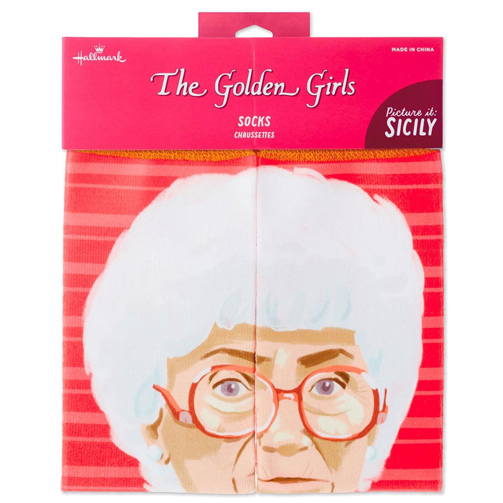 Hallmark : Sophia The Golden Girls Sicily Novelty Crew Socks - Image 4