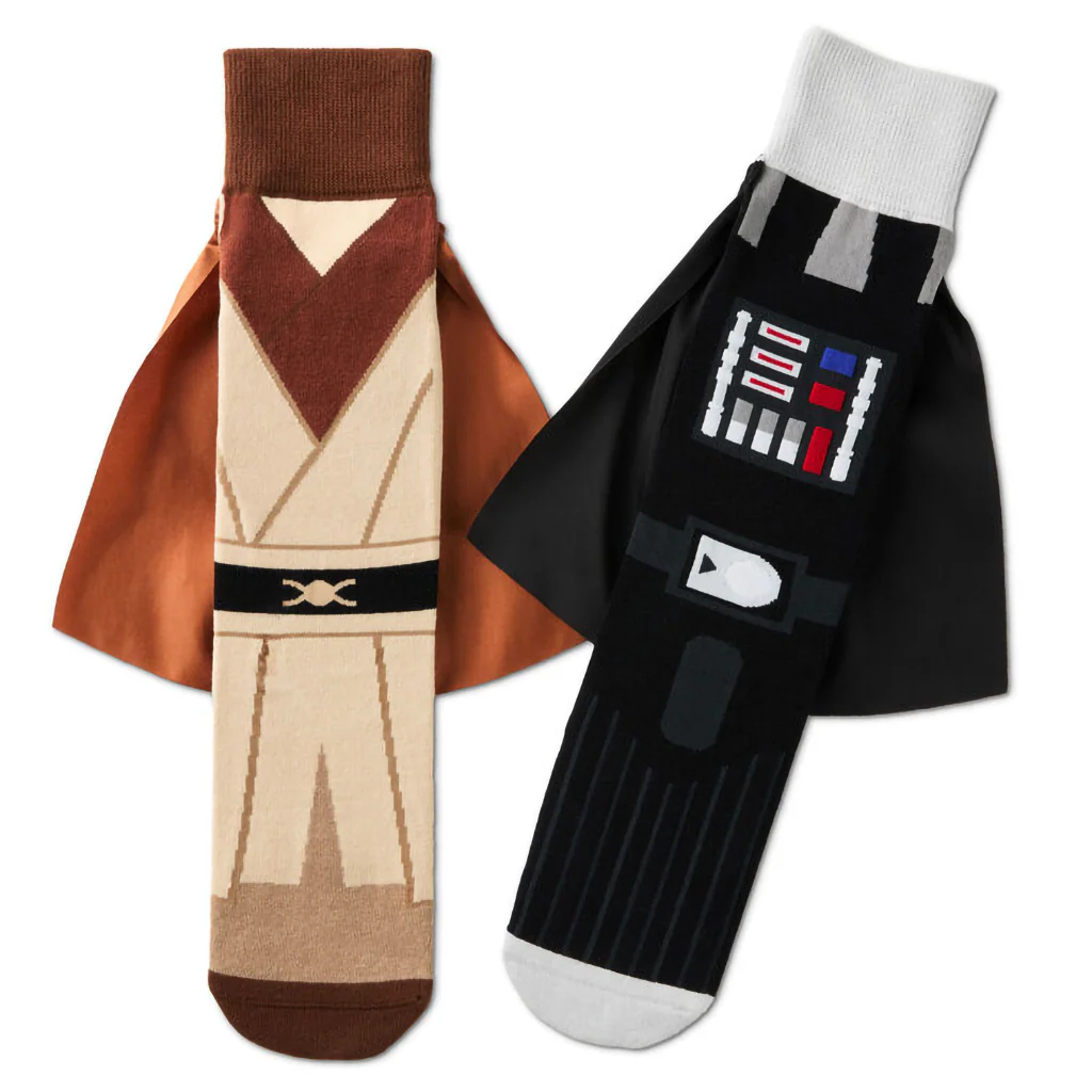 Hallmark : Star Wars™ Obi-Wan Kenobi™ and Darth Vader™ Novelty Socks