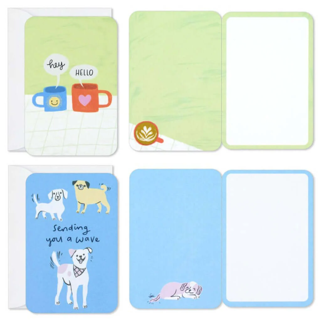 Hallmark : Sunny Illustrations Mini Cards Pack- 6 Pack - Image 4