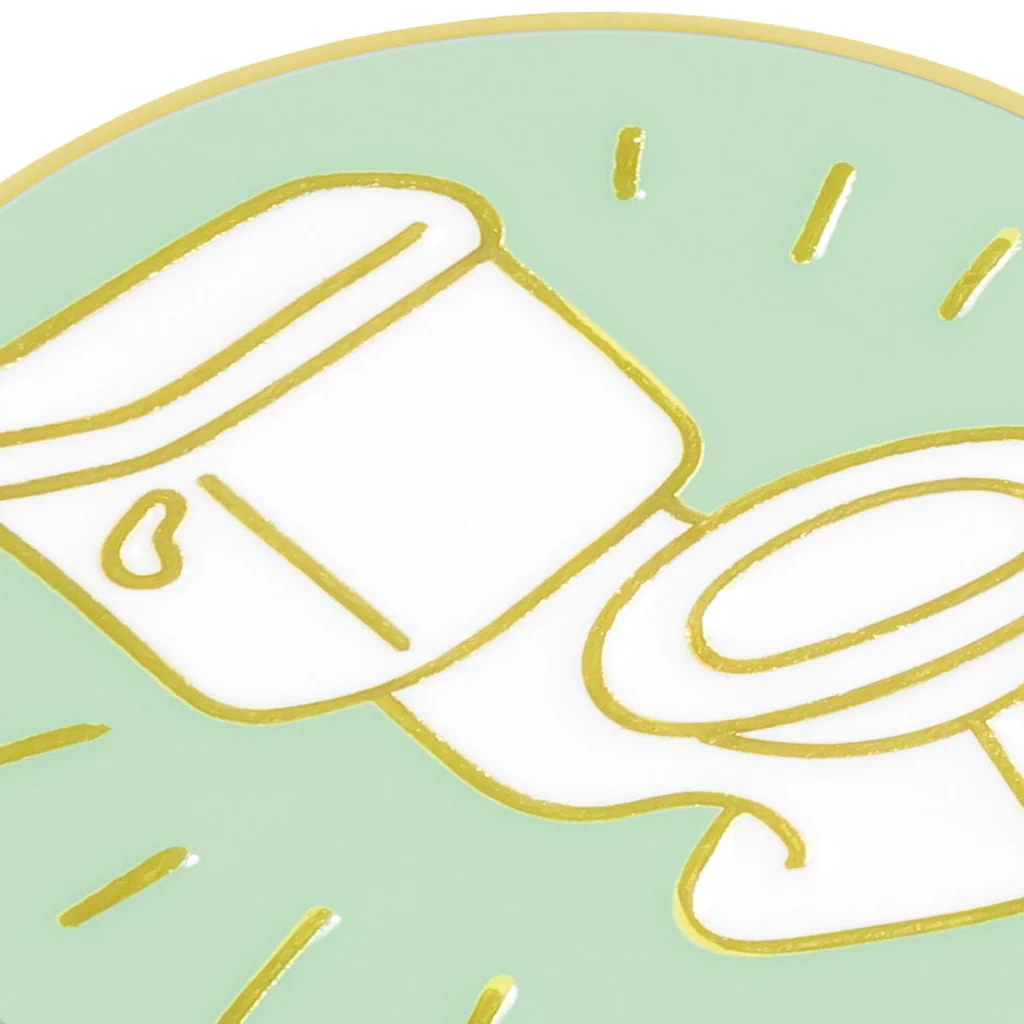Hallmark : Sweary Toilet Metal Pocket Token - Image 2